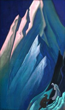 She Who Leads 1944. Creator: Roerich, Nicholas (1874-1947)