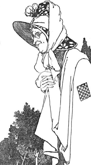 'She Wore a Large Hat, With Most Beautiful Flowers On It', c1930. Artist: W Heath Robinson.