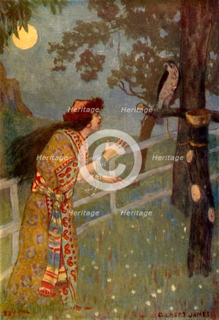 'She wrung the neck of Paul's grey falcon', 1917. Creator: Unknown.
