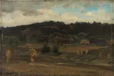 Sheaves of Grain, 1876. Creator: Gerhard Munthe