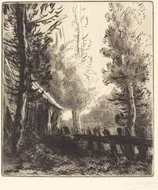 Shed (Le hangar). Creator: Alphonse Legros