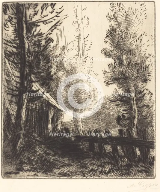 Shed (Le hangar). Creator: Alphonse Legros.
