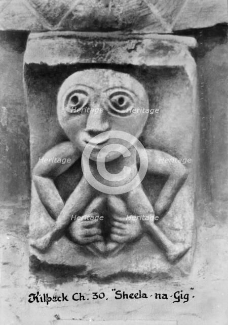 Sheela-na-Gig, Kilpeck, Herefordshire. Artist: Unknown