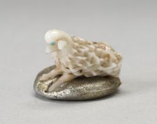Sheep, France, 18th century. Creator: Verres de Nevers