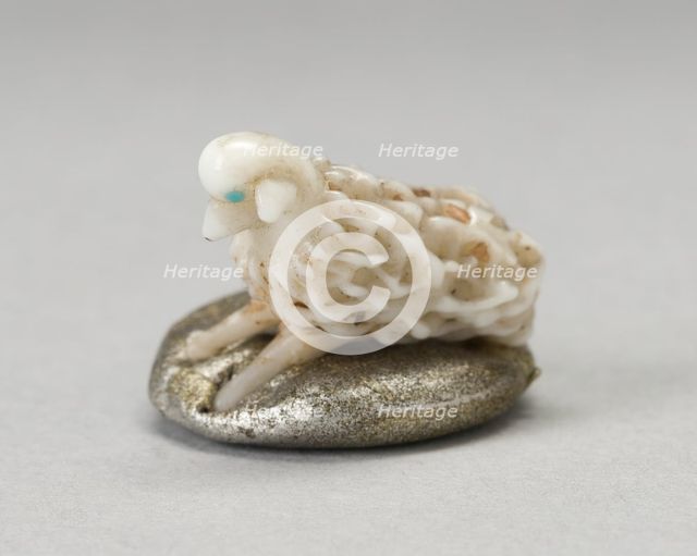 Sheep, France, 18th century. Creator: Verres de Nevers.