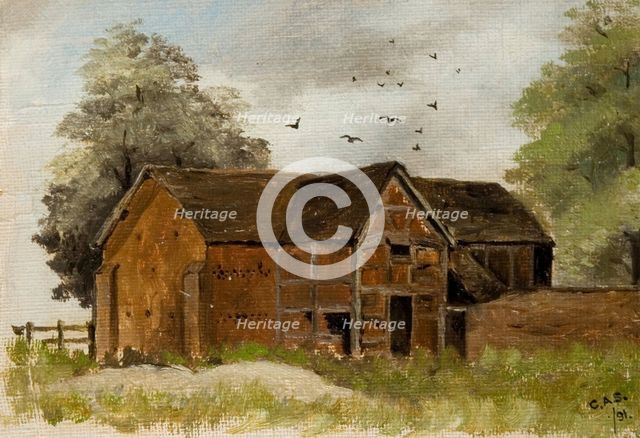 Sheepcote Barn Chapel House Farm, 1891. Creator: Colin A Standley.