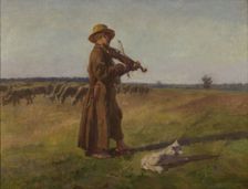 Sheepdog, 1897. Creator: Jozef Chelmonski