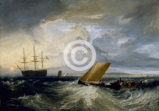 Sheerness as seen from the Nore, 1808. Artist: Turner, Joseph Mallord William (1775-1851)