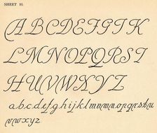 Sheet 10, from a portfolio of alphabets, 1929