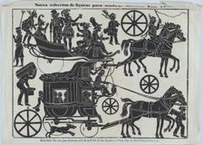 Sheet 13 of figures for Chinese shadow puppets, 1859. Creator: Juan Llorens