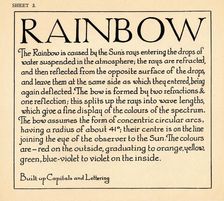 Sheet 3, from a portfolio of alphabets, 1929