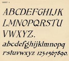 Sheet 4, from a portfolio of alphabets, 1929