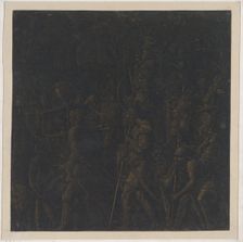 Sheet 8 from The Triumphs of Caesar, after Mantegna, 1599. Creator: Bernardo Malpizzi