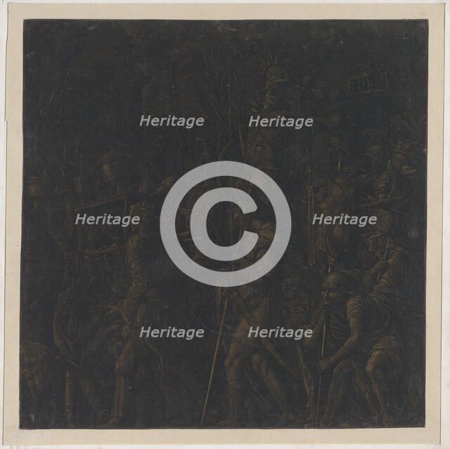 Sheet 8 from The Triumphs of Caesar, after Mantegna, 1599. Creator: Bernardo Malpizzi.