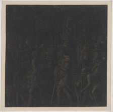 Sheet 8 from The Triumphs of Caesar, after Mantegna, 1599. Creator: Bernardo Malpizzi