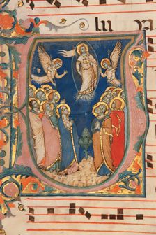 Sheet from a Carthusian gradual, ca 1368