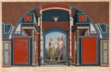 Sheet from a series on the wall decorations of the Villa Negroni in Rome. Plate VII: Bacchus and Ari