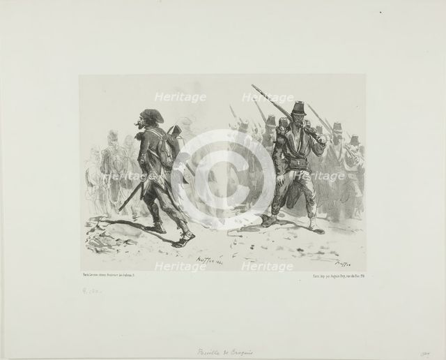 Sheet of Sketches, 1842. Creator: Auguste Raffet.