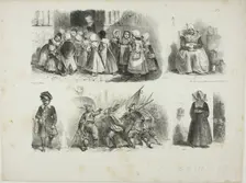 Sheet of Sketches, 1828. Creator: Auguste Raffet