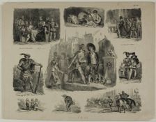 Sheet of Sketches, 1829. Creator: Auguste Raffet