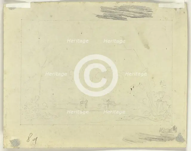 Sheet of Sketches, n.d. Creator: Pierre Antoine Mongin.