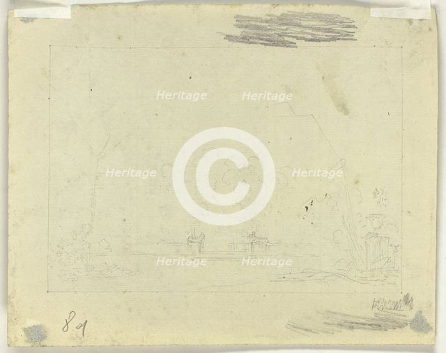 Sheet of Sketches, n.d. Creator: Pierre Antoine Mongin.