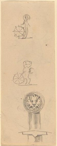 Sheet of Sketches [recto], late 19th century. Creator: Beatrix Godwin Whistler