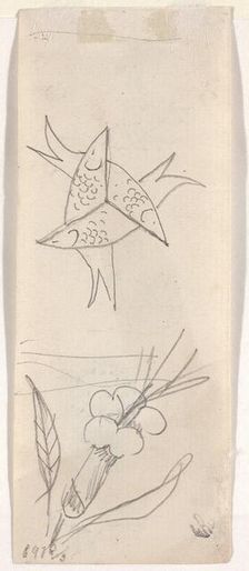 Sheet of Sketches [verso], late 19th century. Creator: Beatrix Godwin Whistler