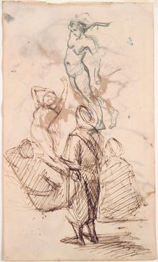 Sheet of Studies, 1871-1876. Creator: Paul Cézanne (French, 1839-1906)