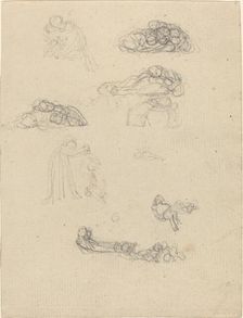 Sheet of Studies. Creator: John Flaxman