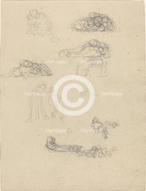 Sheet of Studies. Creator: John Flaxman.