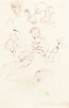 Sheet of Studies. Creator: Thomas Stothard