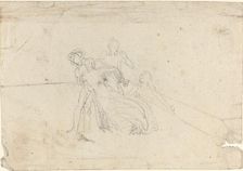 Sheet of Studies [recto and verso]. Creator: John Flaxman