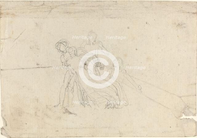 Sheet of Studies [recto and verso]. Creator: John Flaxman.