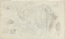 Sheet of Studies [recto and verso]. Creator: John Flaxman