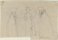 Sheet of Studies [recto and verso]. Creator: John Flaxman