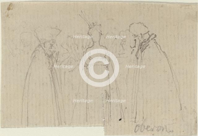 Sheet of Studies [recto and verso]. Creator: John Flaxman.