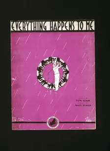 Sheet music cover, "Everything Happens To Me", American, 1939. Creator: Unknown