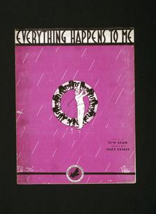 Sheet music cover, "Everything Happens To Me", American, 1939. Creator: Unknown