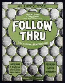 Sheet music cover, "Follow Thru", American, 1928. Creator: Unknown