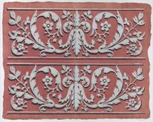Sheet with two borders with rinceau motif, late 18th-mid-19th century., late 18th-mid-19th century. Creator: Anon