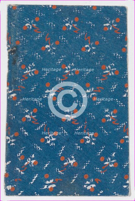 Sheet with abstract pattern, 19th century. Creator: Anon.
