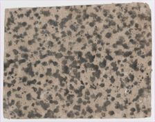 Sheet with an overall splotchy pattern, 19th century. Creator: Anon
