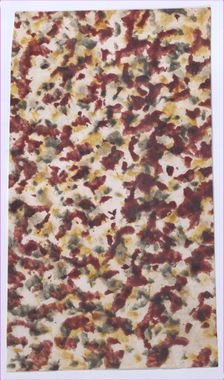 Sheet with marbled pattern, 19th century. Creator: Anon