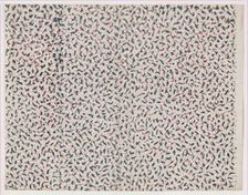 Sheet with overall abstract pattern, 19th century. Creator: Anon