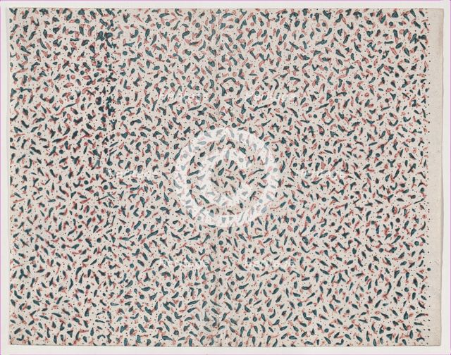 Sheet with overall abstract pattern, 19th century. Creator: Anon.