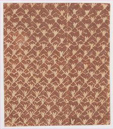 Sheet with overall abstract pattern, 19th century. Creator: Anon