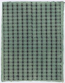Sheet with overall guilloche pattern, late 18th-mid-19th century., late 18th-mid-19th century. Creator: Anon