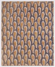 Sheet with overall paisley pattern, 19th century. Creator: Anon