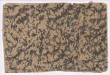 Sheet with overall splotchy pattern, 19th century. Creator: Anon
